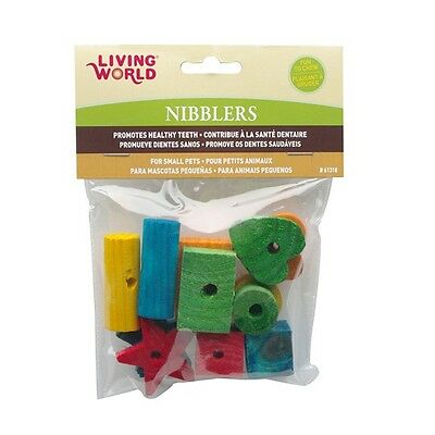 Living World Nibblers Wood Chews Small Animal Toy