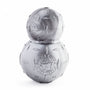 Planet Dog Orbee-Tuff Diamond Plate Double-Tuff Jouet pour chien, Gris