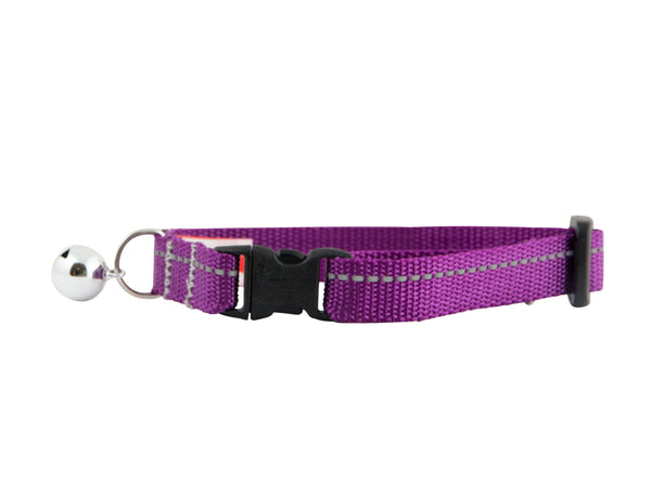 RC Pets Collier sécuritaire de base pour chats, Mauve, 8-10-in