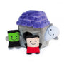 ZippyPaws Jouet château hanté Burrow Halloween de vacances pour chien