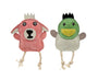 HuggleHounds Jouet pour chiens Wee Buddies Canard et Lapin