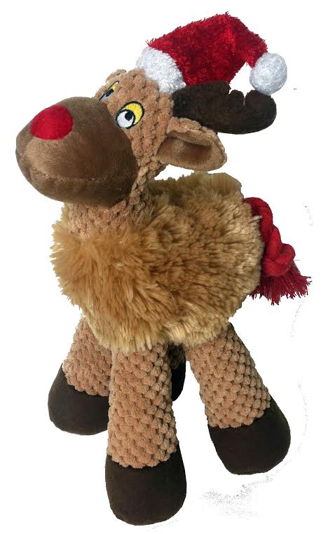 Petlou Christmas Long-legged Reindeer Dog Toy