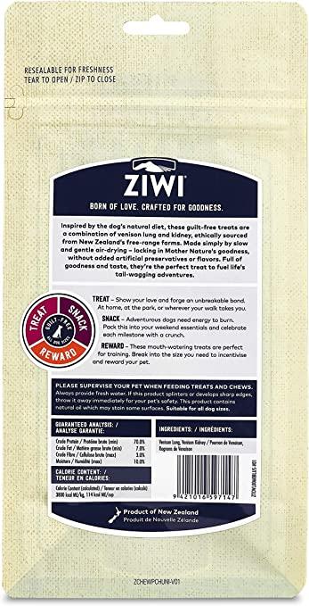 ZIWI Vension Lung & Kidney Dog Treats