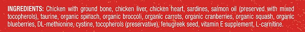 Stella & Chewy's Stella's Solutions Topper d'aliment cru lyophilisé au poulet pour soutien cardiaque sain