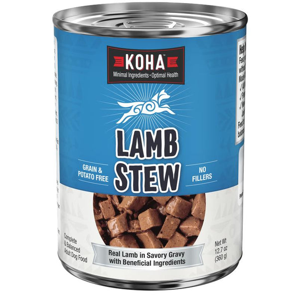KOHA Minimal Ingredient Lamb Stew Wet Dog Food Can