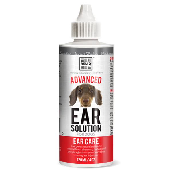 Reliq Ear Solution for Dogs, 4-oz