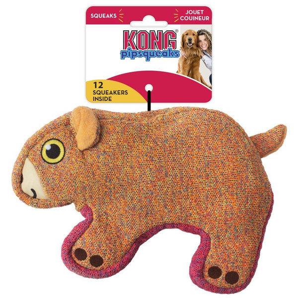 KONG Pipsqueaks Bear Dog Toy