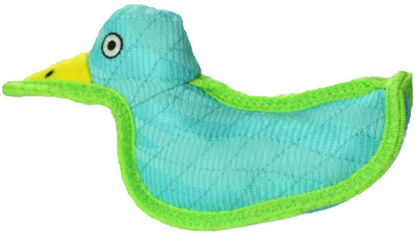 DuraForce Duck Tiger Dog Toy, Blue/Green