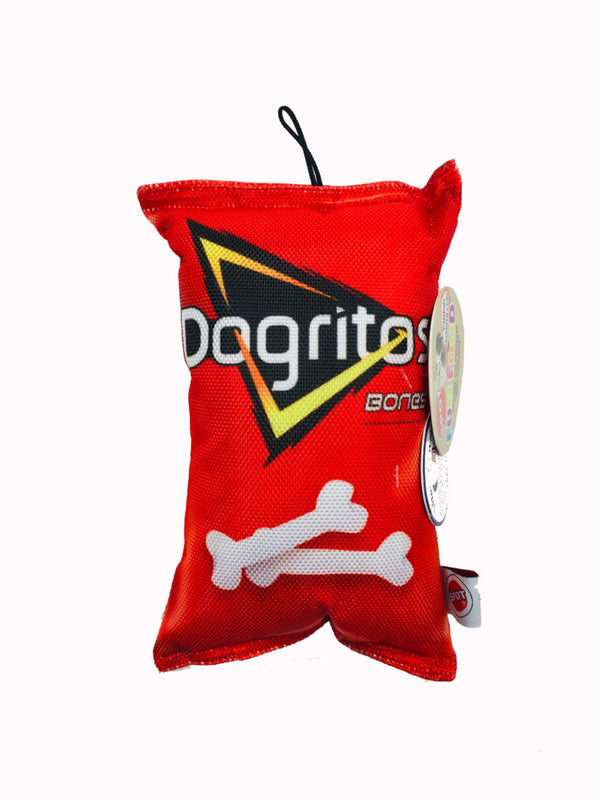 Ethical Pet Spot Fun Food Dogritos Chips Dog Toy, 8-in