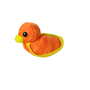 DuraForce Jouet pour chien Canard, Orange.