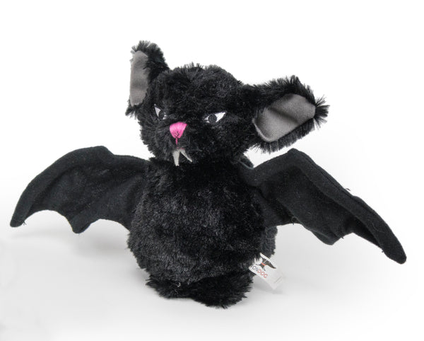 Steel Dog USA Creepy Ballers Plush Chew Toy with Tennis Ball for Dogs, Bat