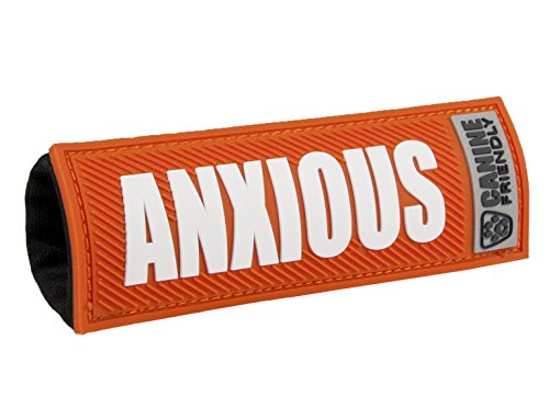 RC Pets Bark Notes Dog Collar Patch, Anxious