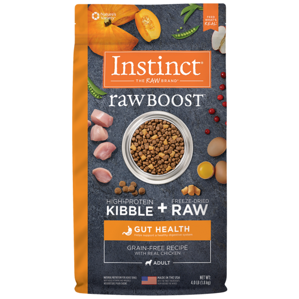 Instinct Raw Boost Gut Health Cage-Free Chicken Dry Dog Food