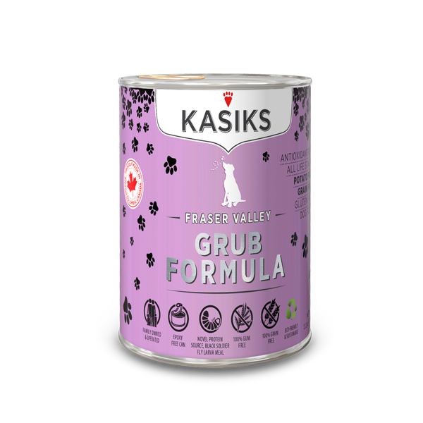 KASIKS Grub Formula Grain-Free Canned Dog Food, 12.2-oz