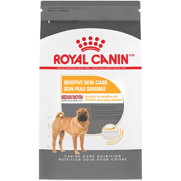 Royal Canin MOYEN SOIN PEAU SENSIBLE – nourriture sèche pour chiens