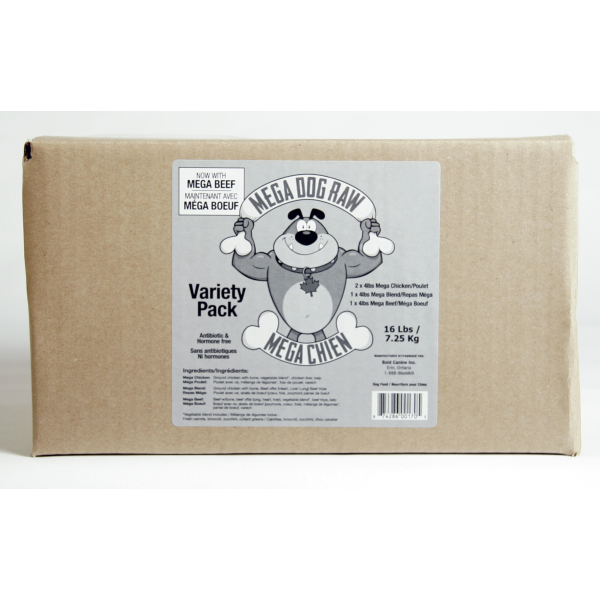 Bold By Nature Mega Dog Variety Pack Blend/Beef/Chicken Dog Food