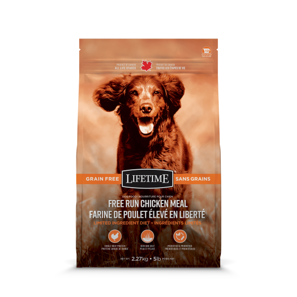 Lifetime LID Free Run Chicken Recipe Dry Dog Food