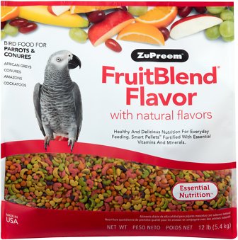 ZuPreem FruitBlend aux arômes naturels de fruits Nourriture pour perroquets et conures