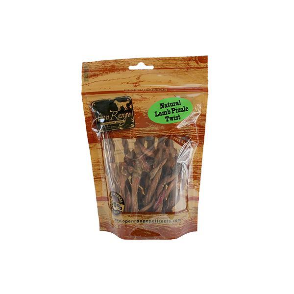 Open Range Agneau Pizzle Twist Chewy Pack, 125 g