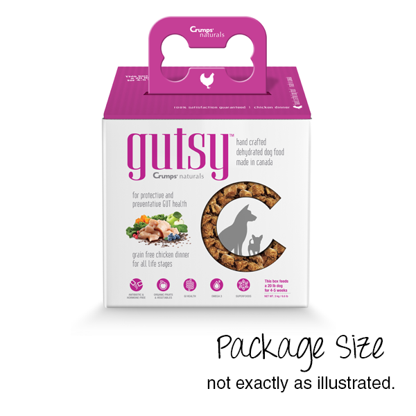 Crumps' Naturals Gutsy Chicken Dinner Dehydrated Dog Food