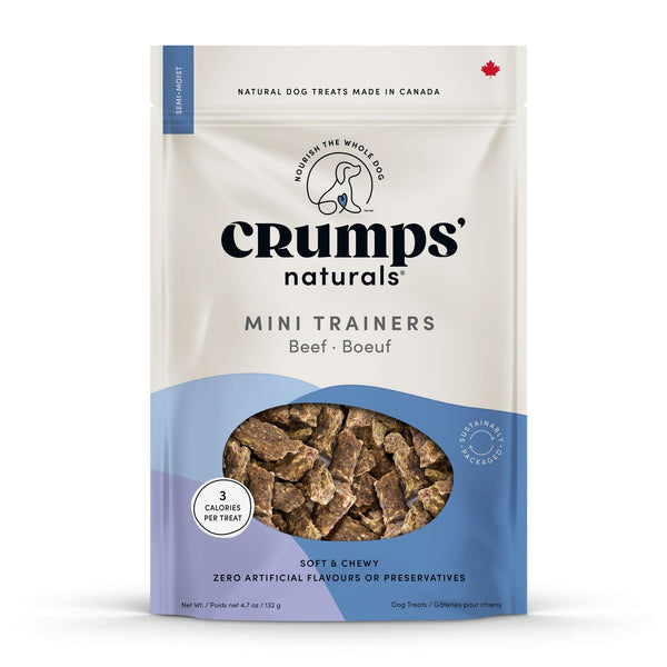 Crumps' Naturals Mini Trainers Semi-Moist boeuf Gâteries lyophilisées pour chiens