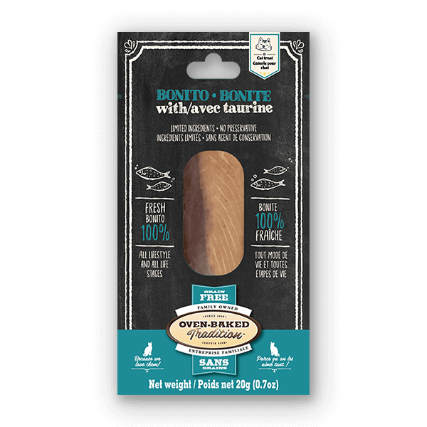 Oven-Baked Tradition Grain-Free Fresh Bonito & Taurine Fillets Cat Treats