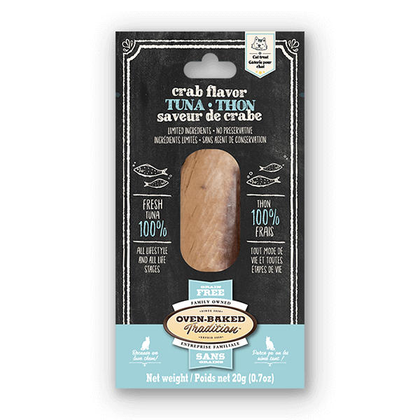 Oven-Baked Tradition Grain-Free Fresh Tuna & Crab Fillets Cat Treats