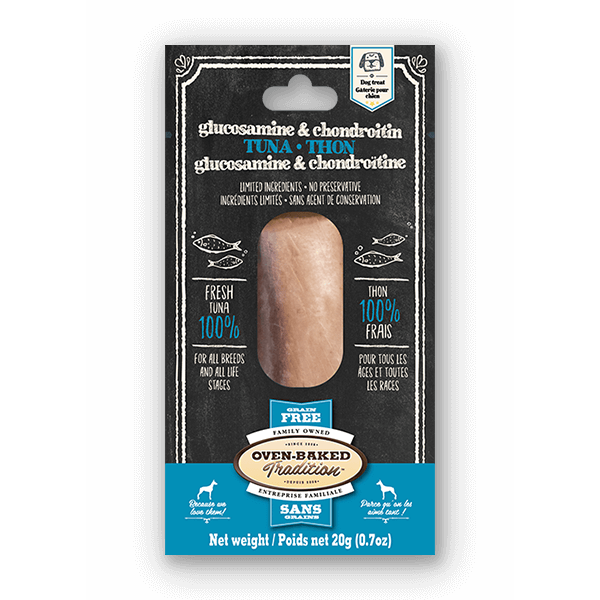 Oven-Baked Tradition Grain-Free Fresh Tuna, Glucosamine & Chondroitin Fillets Dog Treats