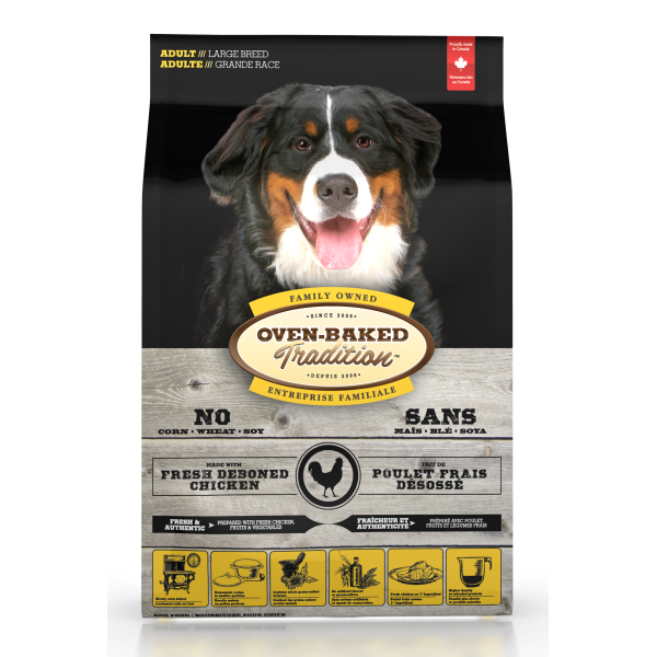 Oven-Baked Tradition Fresh Chicken Formula Dry Dog Food, Adult, Large Breed