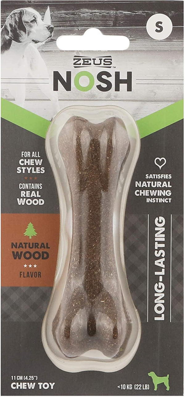 Zeus Nosh Timber Wood Natural Flavored Dog Toy