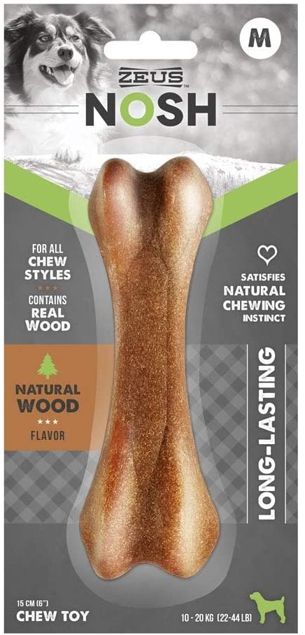 Zeus Nosh Timber Wood Natural Flavored Dog Toy