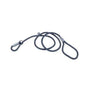 K9 Explorer Reflective Braided Rope Slip Dog Leash, Sapphire, 1/2-in x 6-ft