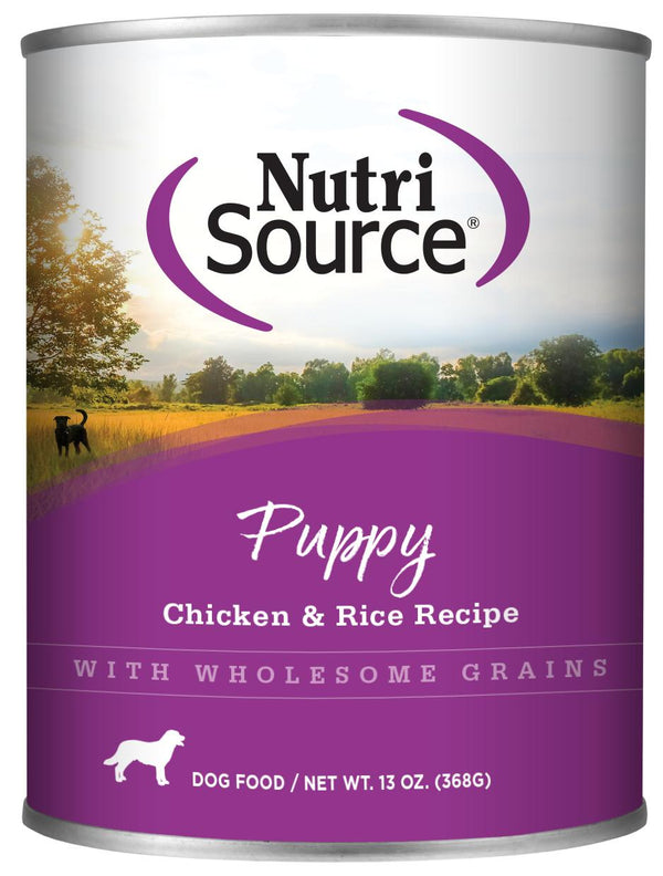 NutriSource Puppy Recipe Chicken & Rice Canned Dog Food