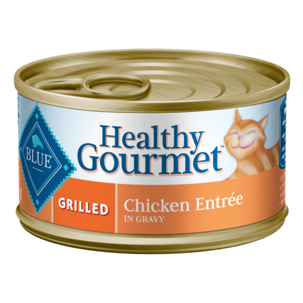 Blue Buffalo Healthy Gourmet Grilled Chicken in Gravy Adult Wet Cat Food
