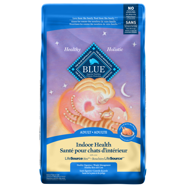 Blue Buffalo Indoor Health Chicken & Brown Rice Adult Dry Cat Food