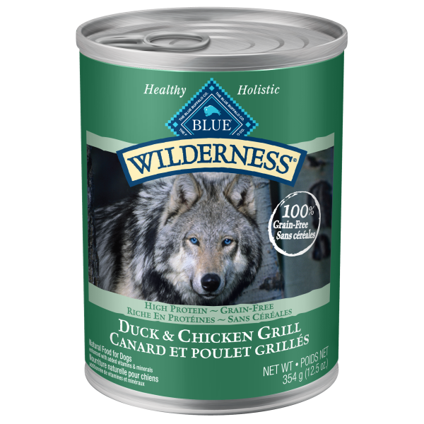Blue Buffalo Wilderness Duck & Chicken Grill Grain-Free Adult Wet Dog Food