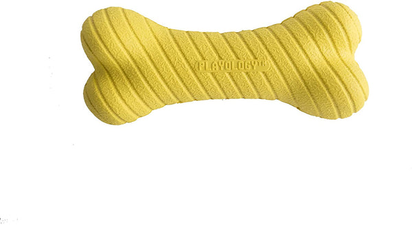 Playology Dual Layer Bone Chicken Scented Dog Chew Toy