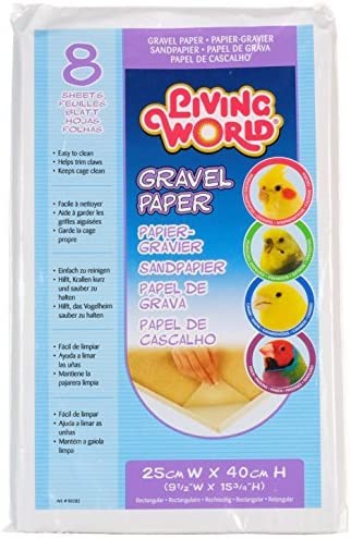 Papier de gravier Living World pour cages à oiseaux
