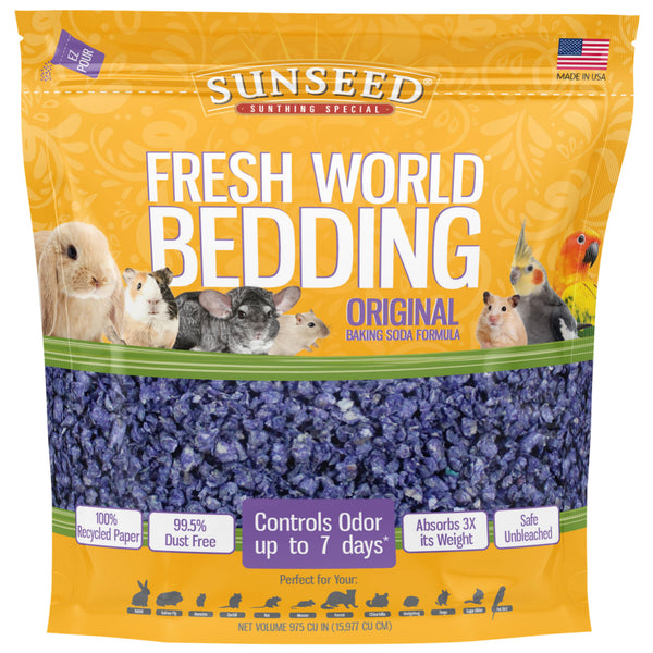 Sunseed Fresh World Bird & Small Animal Bedding, Purple