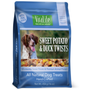VitaLife Torsades patate douce & canard Friandises pour chiens sans céréales en jerky