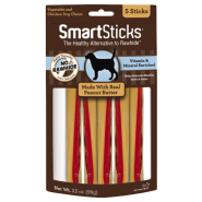 SmartBones SmartSticks Peanut Butter Dog Treats