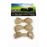 Tasman's American Bison Rawhide Bones Dog Treats