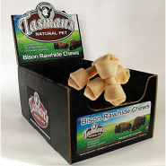 Tasman's American Bison Rawhide Bones Dog Treats