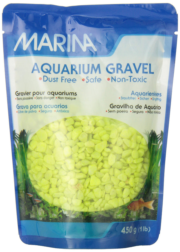 Marina Decorative Aquarium Gravel, Lime