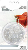 Marina Billes de décoration pour aquarium Betta, Transparent