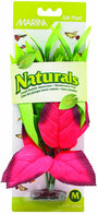 Marina Naturals Plante en soie Pickerel pour aquarium, Rouge/Vert.