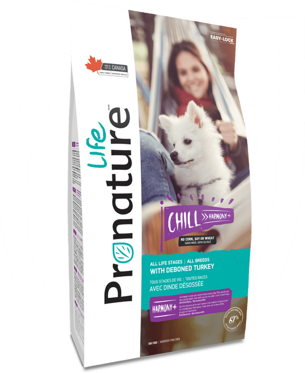 Pronature Life Chill Harmony+ with Deboned Turkey Dry Dog Food