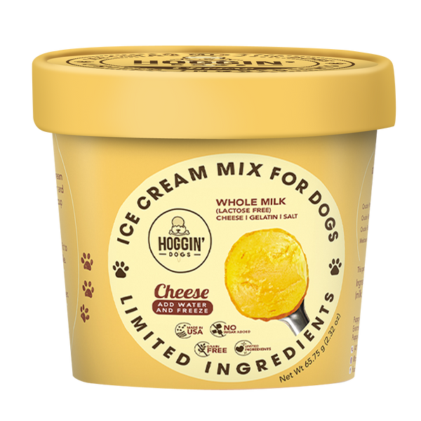 Puppy Cake Hoggin' Dogs Ice Cream Mix Cheese Flavored Dog Treats