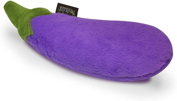 P.L.A.Y. Jouet peluche Légume Frais de la Ferme pour chien, Aubergine