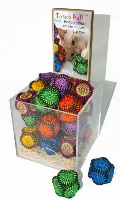 Goli Design Jouet à l’herbe à chat Totem Balls
